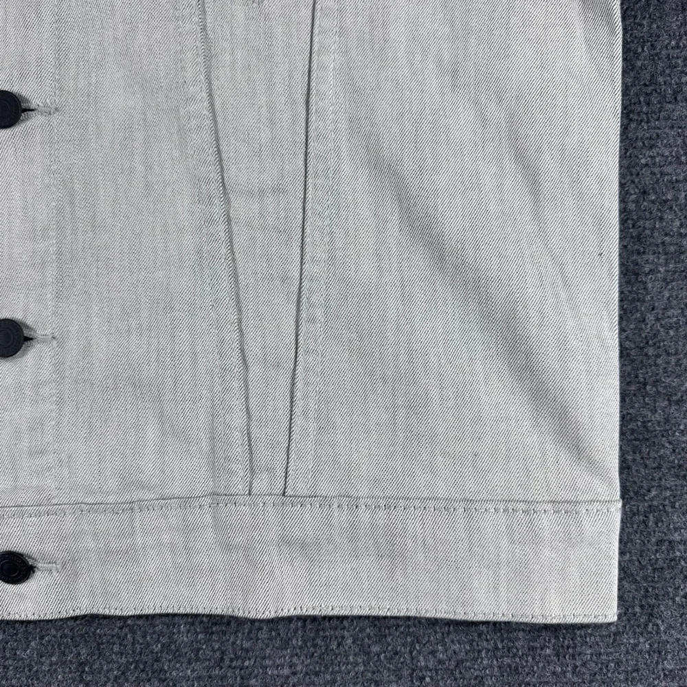 Levi's Trucker Jacket Mens M Medium Grey Two Tone Colorblock Denim Coat